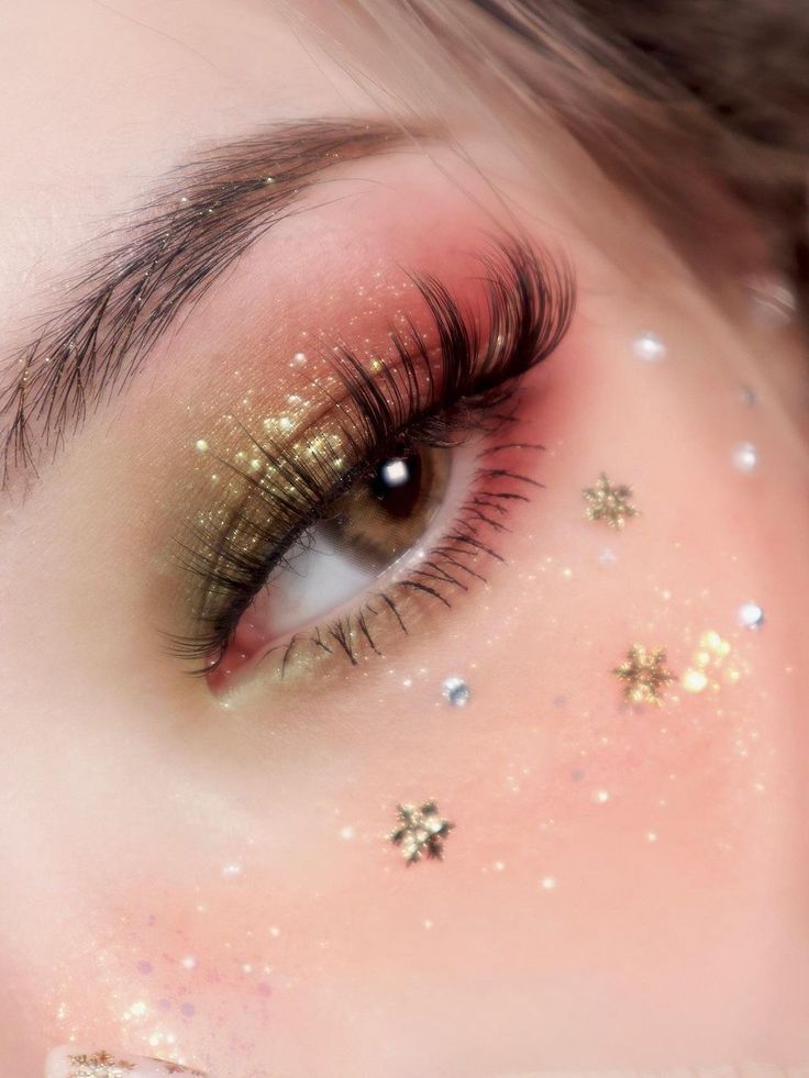 Maquillaje de glitter ojo