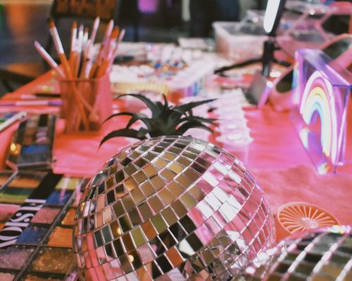 Stand de glitter en bodas en asturias